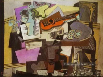 Nature morte 1918 1 cubist Pablo Picasso Peinture à l'huile